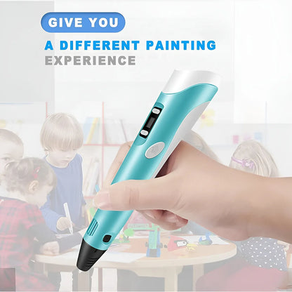 Lápiz 3D para Niños y Adultos - Kit de Impresión con Filamentos de Colores Incluidos
